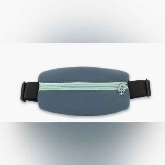 Oak And Reed Hands-Free Waist Band Neoprene Pouch Adjustable Strap Grey Mint Run - Picture 1 of 7